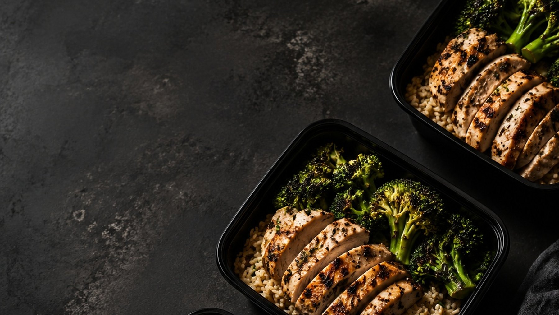 High protein meal prep containers